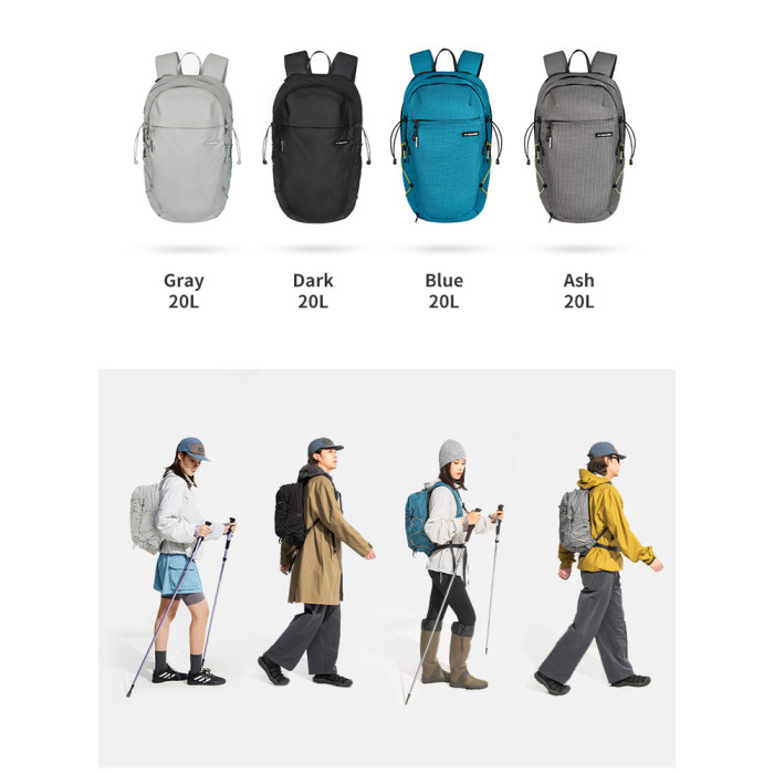 Рюкзак туристический Naturehike CNK2450XB023, 20 л, синий  