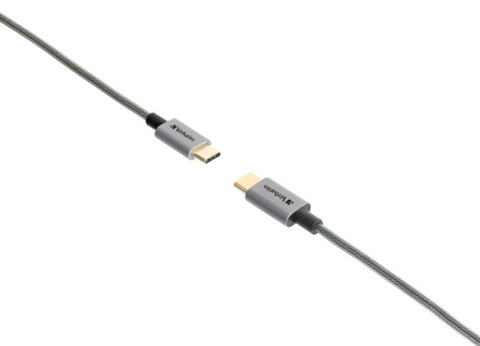 Кабель Verbatim-USB-C–USB-C 200cm Grey  