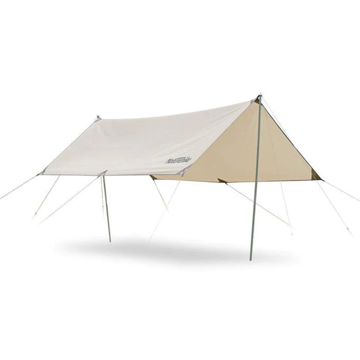 Тент для кемпинга Naturehike Girder NH20TM006, 150D, 300*438 см, золотой (с двумя стойками)  