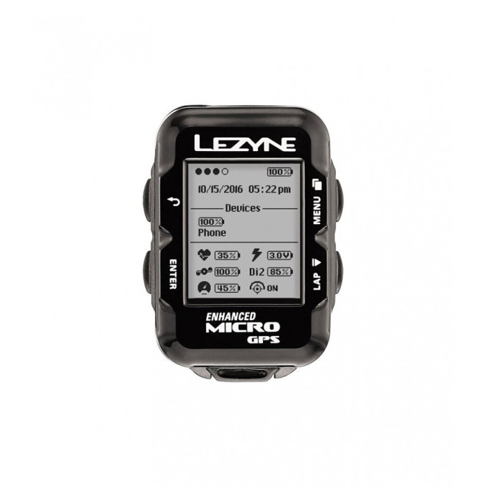 Компьютер Lezyne MICRO GPS HR LOADED  Y11 черный 