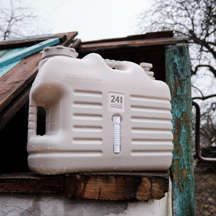 Канистра для воды Naturehike NH16S012-T, 24 литров, серая  