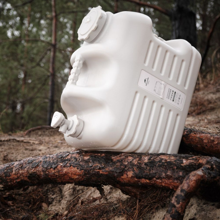 Канистра для воды Naturehike NH16S012-T, 24 литров, серая  