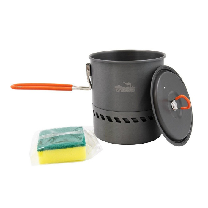 Казан анодированный с теплообменником Tramp 1,5л  