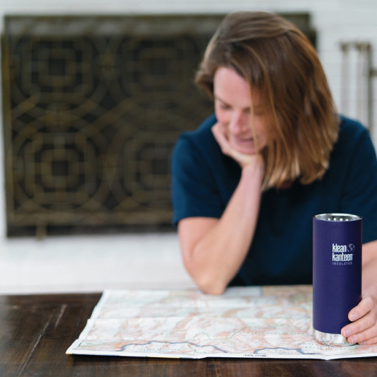 Термочашка Klean Kanteen TKWide Cafe Cap Kalamata Matt 473 ml  