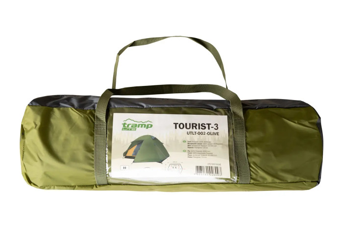 Палатка Tramp Lite Tourist 3 olive UTLT-002  