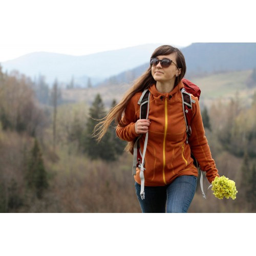 Флис женский Turbat Grofa, оранжевый, S  