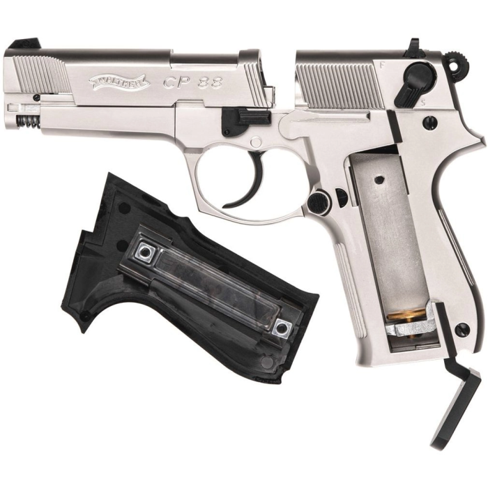 Пневматический пистолет Umarex Walther CP88 nickel кал.4,5мм (416.00.03)  
