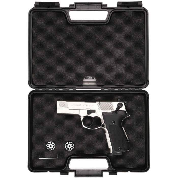 Пневматический пистолет Umarex Walther CP88 nickel кал.4,5мм (416.00.03)  