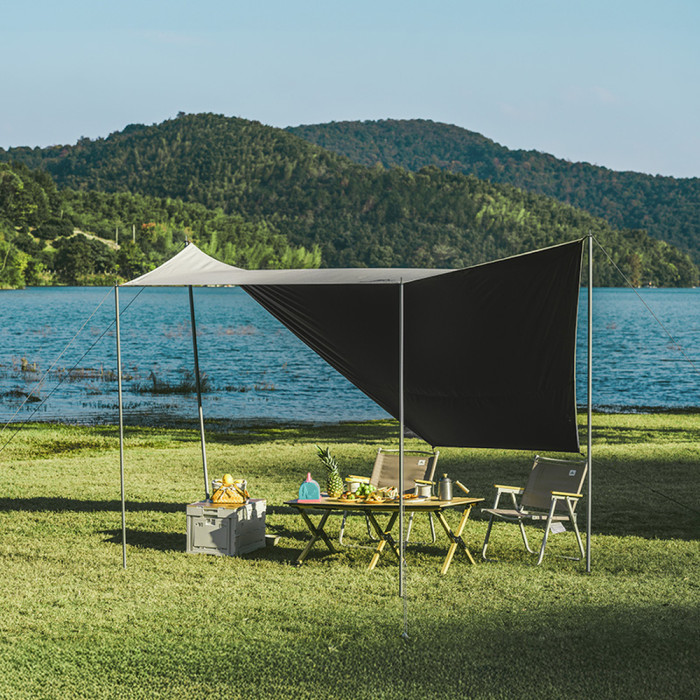 Палатка четырехместная с тентом автоматическая Naturehike Ango CNK2550WS010, коричневая  