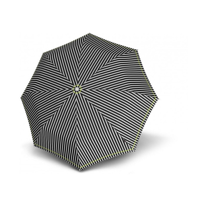 Зонт Knirps E.200 Strip Strap Yellow Авто/Складной/8спиц /D97x28см  