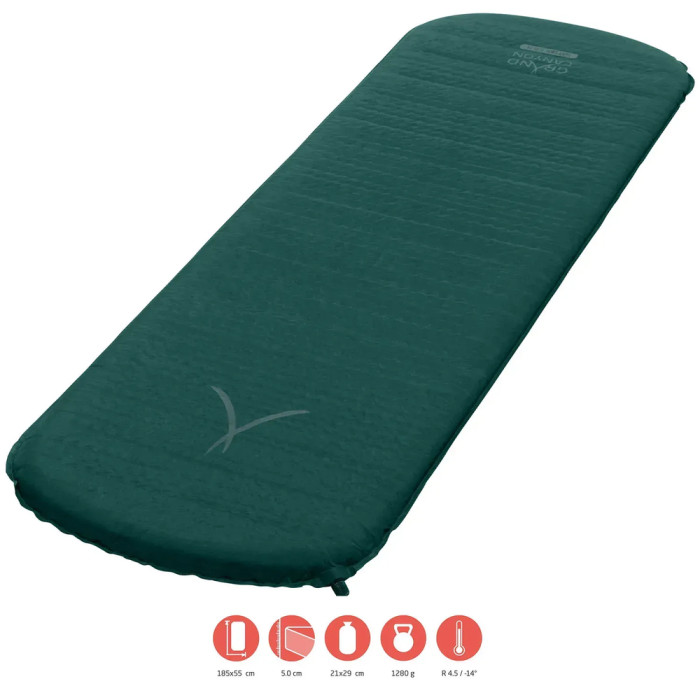 Коврик самонадувающийся Grand Canyon Hattan 5.0 M Botanical Garden (350008)  