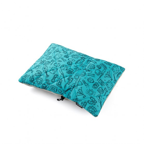 Подушка Naturehike Sponge Square Pillow green NH19ZT001  