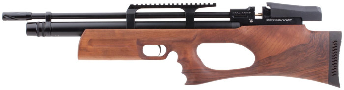 Винтовка пневматическая Kral Puncher Breaker PCP Wood 4,5 мм с глушителем  