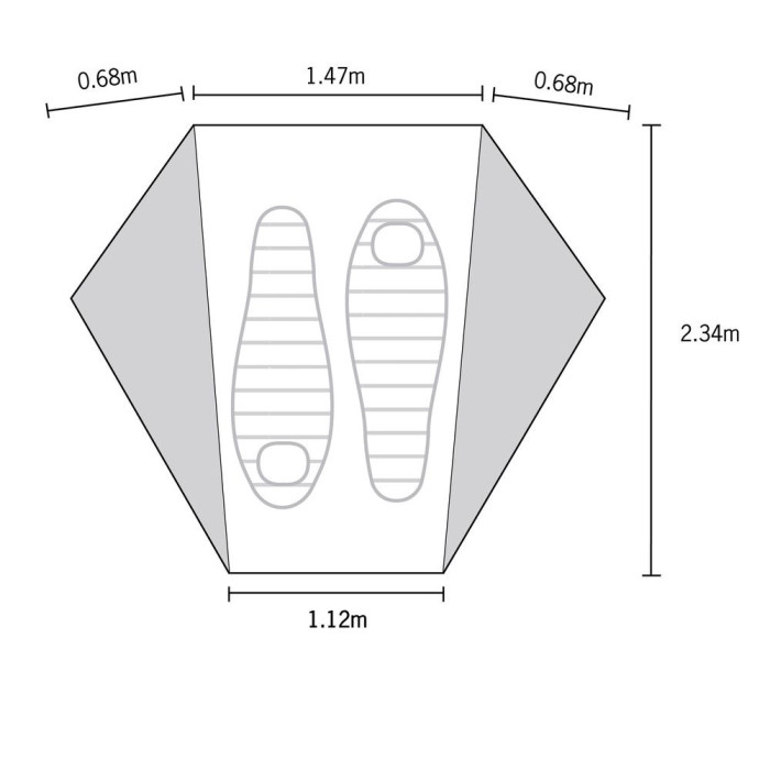 Палатка Black Diamond Mesa Marigold/Gray  