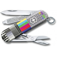 Складной нож Victorinox CLASSIC LE Retro TV 0.6223.L2104