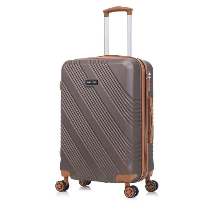 Чемодан Semi Line 24" (M) Brown (T5850-2)  