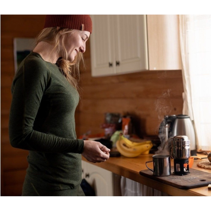 Термофутболка женская Turbat Retezat Top Wmn kombu green - S - хаки  