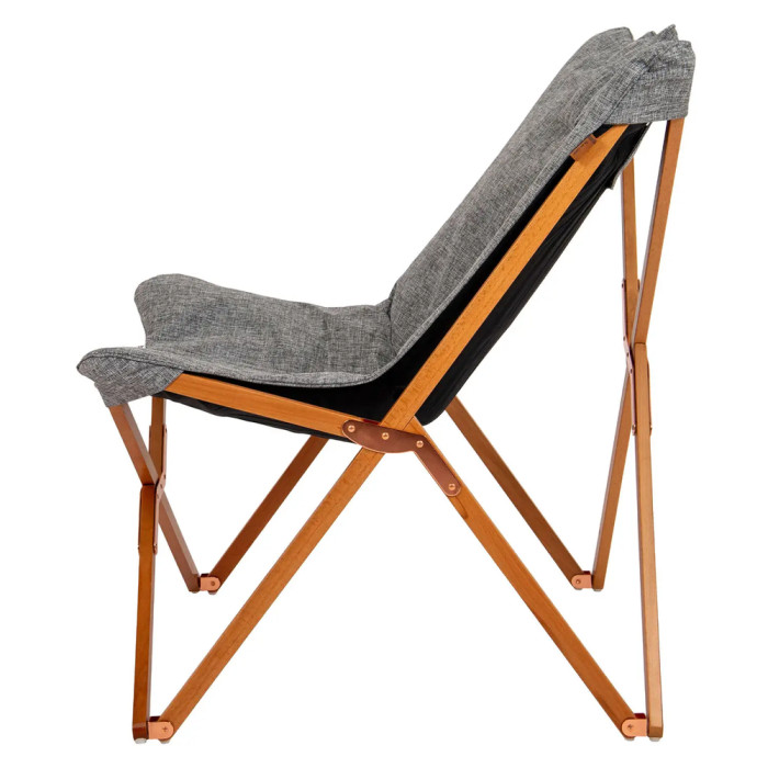 Кресло раскладное Bo-Camp Bloomsbury L Grey (1200370)  