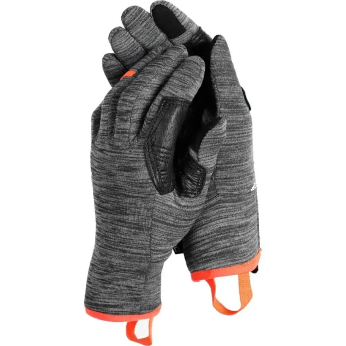 Перчатки женские Ortovox FLEECE LIGHT GLOVE W black steel blend - M  