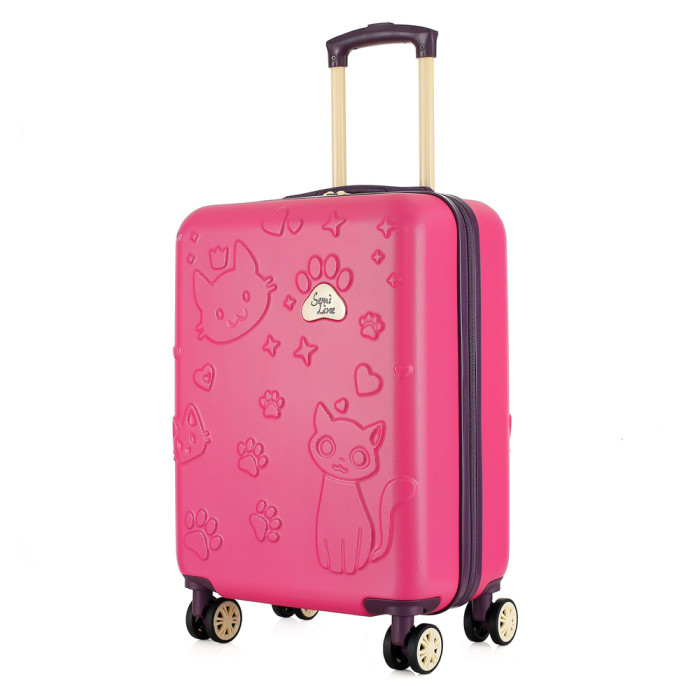 Чемодан детский Semi Line 20" (S) Rose/Black (T5881-2)