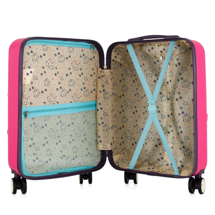 Чемодан детский Semi Line 20" (S) Rose/Black (T5881-2)