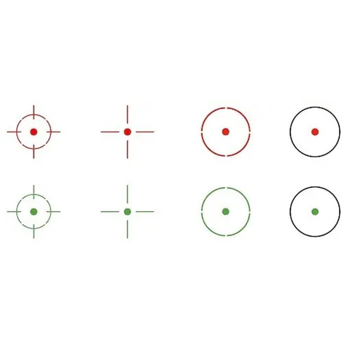 Прицел коллиматорный VICTOPTICS Z3 1X22X33 4 вида красной и зеленой сетки  