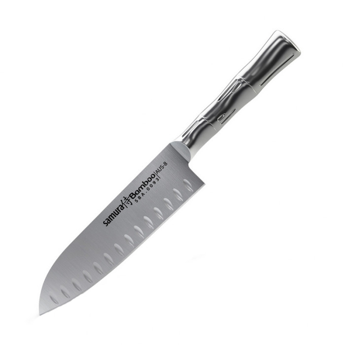 Нож кухонный Samura Bamboo Сантоку, 140 мм, SBA-0093  
