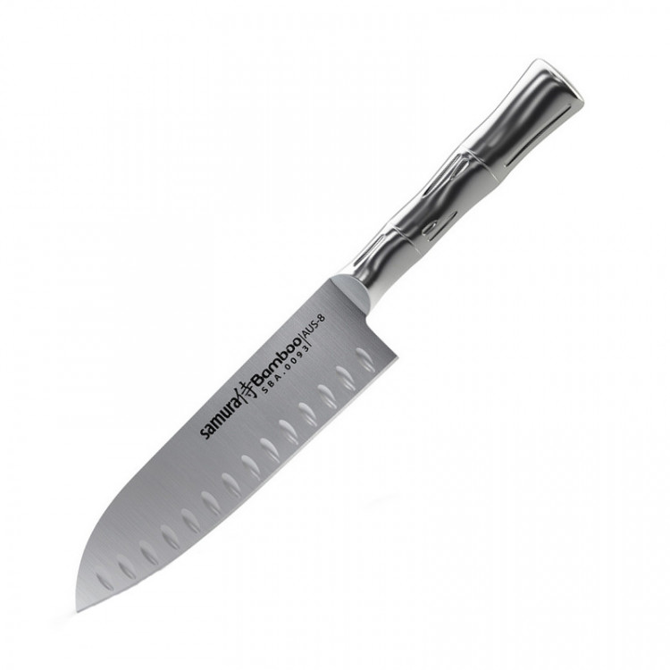 Нож кухонный Samura Bamboo Сантоку, 140 мм, SBA-0093 