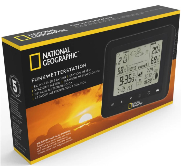 Метеостанция National Geographic Weather Stations Black (9070100)  