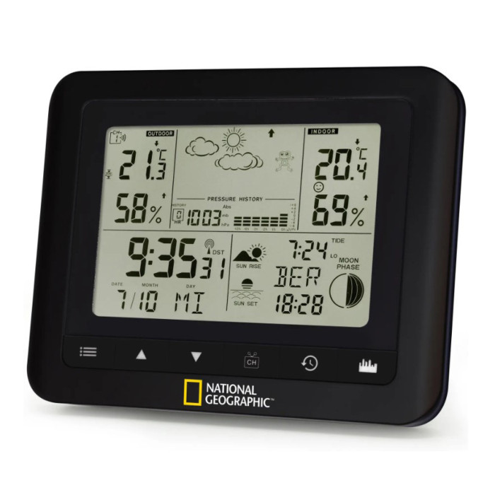 Метеостанция National Geographic Weather Stations Black (9070100)  