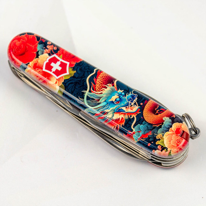 Складной нож Victorinox HUNTSMAN ZODIAC Китайский дракон 1.3713.Z3200p  