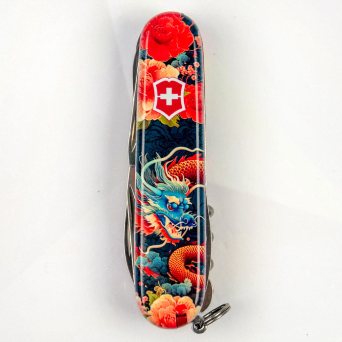 Складной нож Victorinox HUNTSMAN ZODIAC Китайский дракон 1.3713.Z3200p  