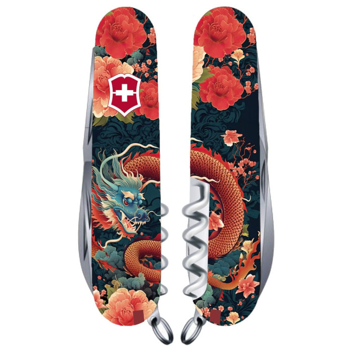 Складной нож Victorinox HUNTSMAN ZODIAC Китайский дракон 1.3713.Z3200p  