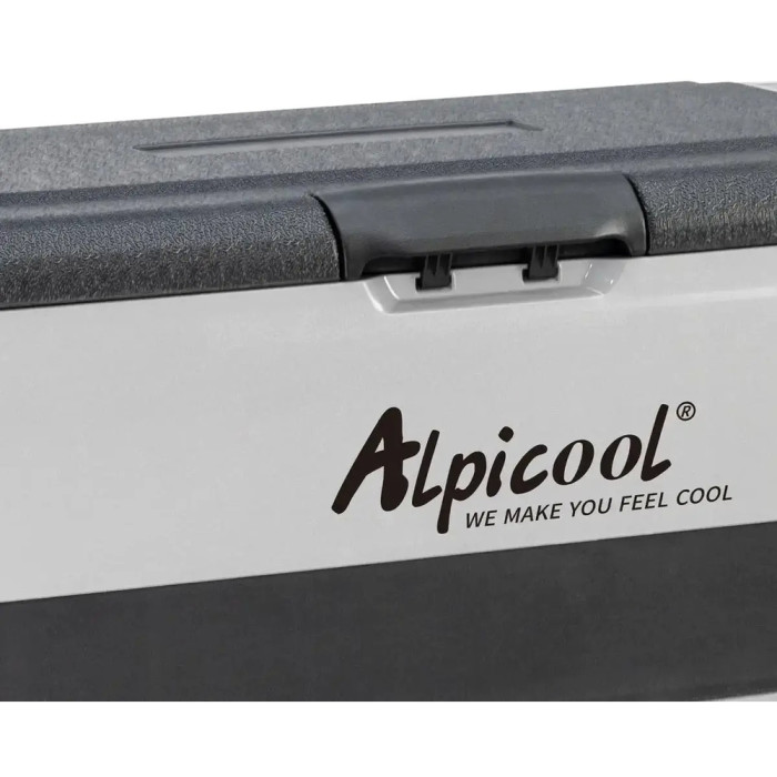 Компрессорный автохолодильник Alpicool T50 (LG). 47 литров. Двухкамерный. До -20℃. (12, 24, 220 вольт)  