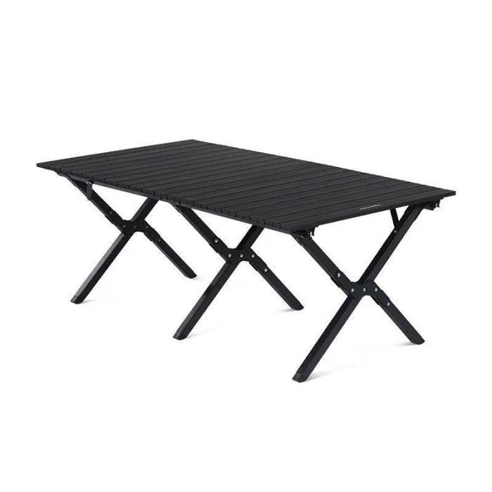 Cтол раскладной большой Naturehike CNK2300JU010, алюминий, черный  