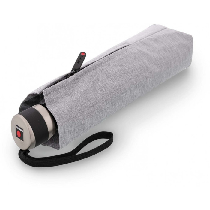 Зонт Knirps C.041 Melange Grey Мех / Складной / 8 спиц / D100x26см  