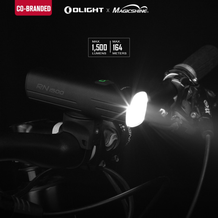 Велосипедный фонарь Olight RN 1500, черный  