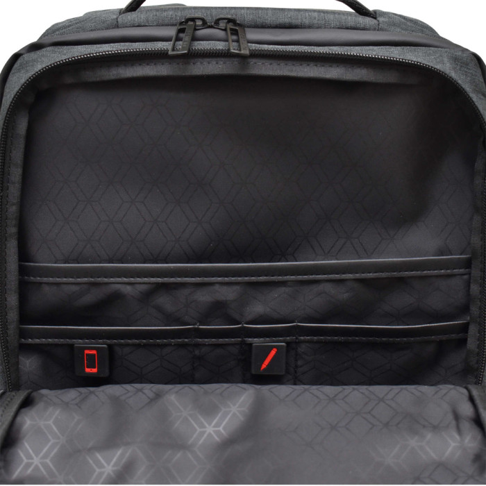 Рюкзак городской Semi Line USB 24 Dark Grey (P8003)  