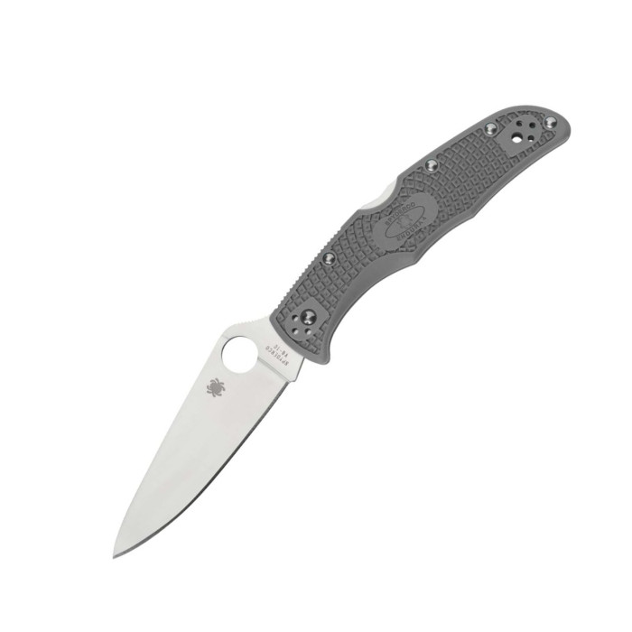 Нож Spyderco Endura 4 FRN Flat Ground (серый) 