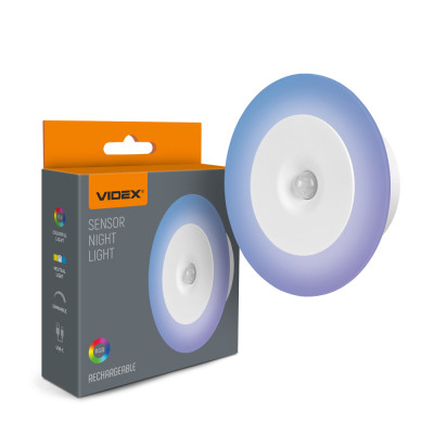 Светильник аккумуляторный с датчиком движения VIDEX VL-NL114W-G