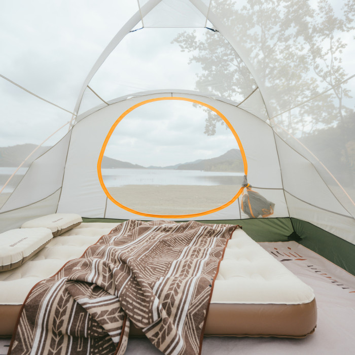 Палатка четырехместная Naturehike KOTA 4 CNK2450WS041, темно-зеленая  