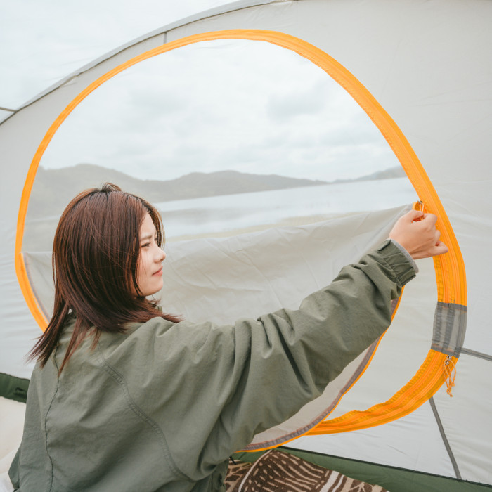 Палатка четырехместная Naturehike KOTA 4 CNK2450WS041, темно-зеленая  