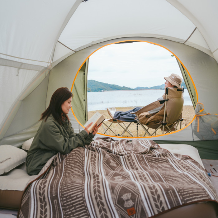 Палатка четырехместная Naturehike KOTA 4 CNK2450WS041, темно-зеленая  