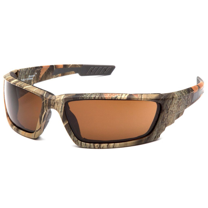Очки Venture Gear Brevard Camo (bronze) коричневые в камуфлирующей оправе  