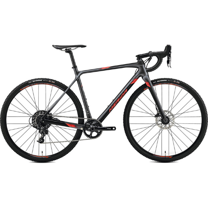 Велосипед Merida mission cx 5000 l (56см) silk silver (red) 