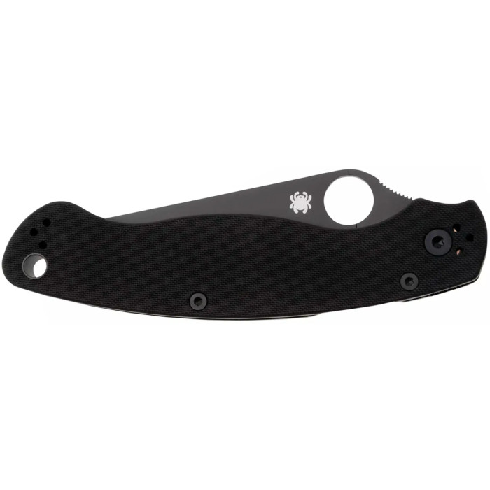 Нож Spyderco Military 2 Black Blade, CPM S30V, G-10 black  