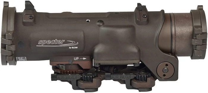 Прицел ELCAN Specter DR 4x/1x DFOV14-L2 (для калибра 7,62), A.R.M.S. Adj. Flip Cover&ARD  