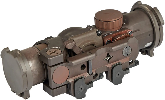 Прицел ELCAN Specter DR 4x/1x DFOV14-L2 (для калибра 7,62), A.R.M.S. Adj. Flip Cover&ARD  