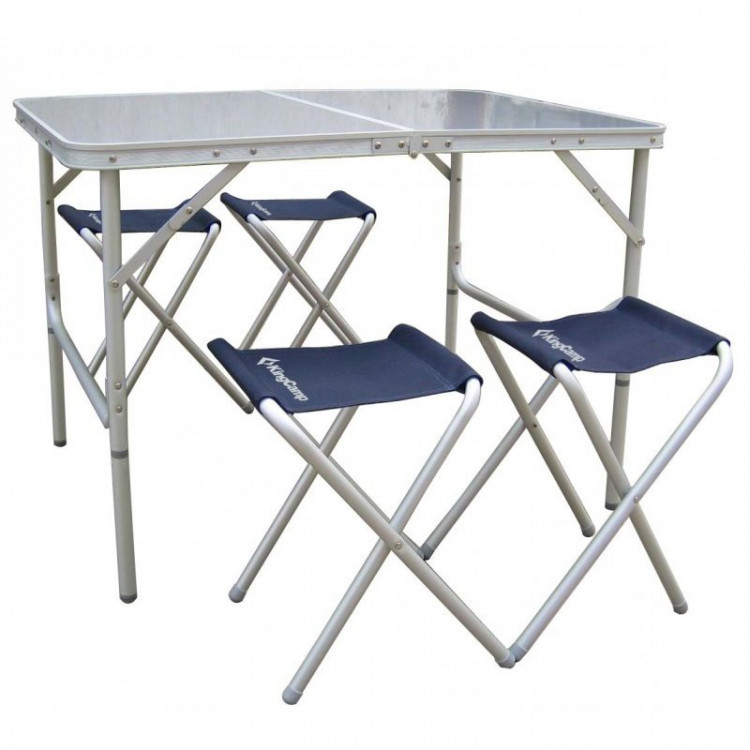 Набор KingCamp Table and Chair Set (KC3850) Silver 