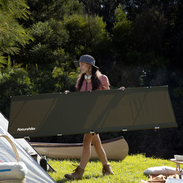 Кровать складная Naturehike XJC05 NH20JJ001, Полиэстер Oxford / алюминий, темно-зеленый  
